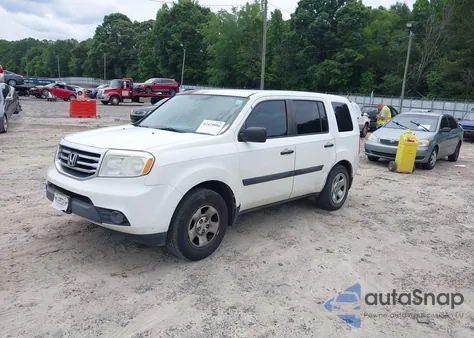 2013 Honda Pilot Lx z USA, uszkodzony, nr VIN 5FNYF3H23DB042825